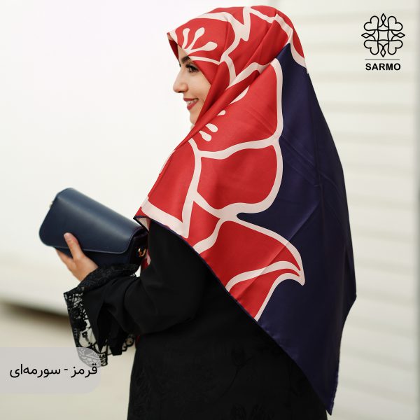 روسری ابریشم کجراه گلرخ - اقتصادی - Image 3