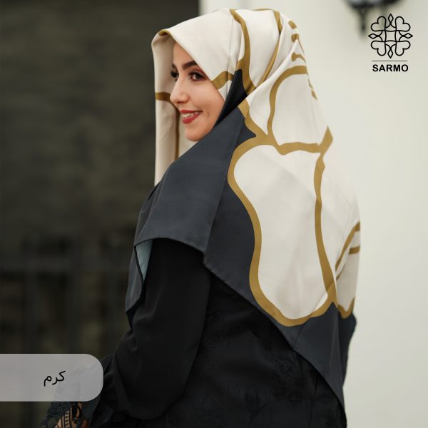 روسری ابریشم کجراه گلرخ - اقتصادی - Image 9