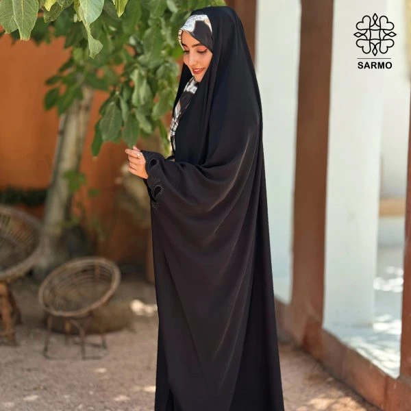 چادر اشکی کرپ ندای کره اصل - تصویر 2