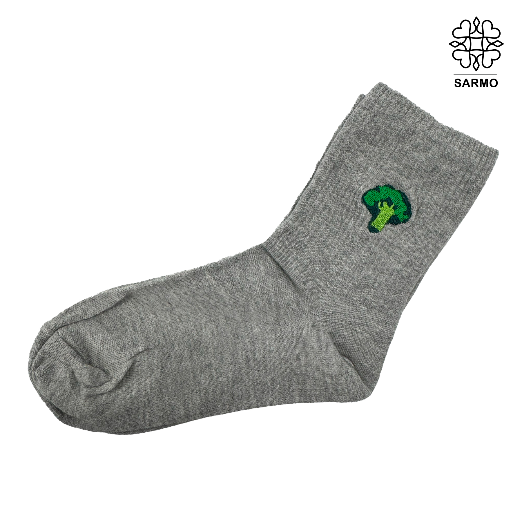 بروکلی گلدوزی جوراب طرح بروکلی گلدوزی ساقدار - Image 1