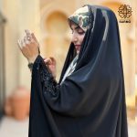 چادر جواهردوزی کرپ ندای کره اصل - Image 4
