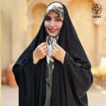 چادر جواهردوزی کرپ ندای کره اصل