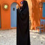 چادر دو گل کرپ ندای کره اصل - Image 6