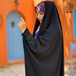 چادر دو گل کرپ ندای کره اصل - Image 3