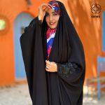 چادر دو گل کرپ ندای کره اصل