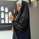 چادر سه گل کرپ ندای کره اصل - Image 4