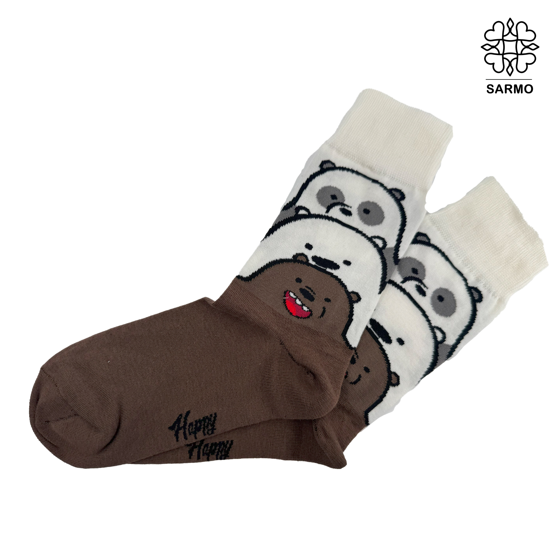 لغل جوراب طرح خرسهای پچل ساقدار - Image 1