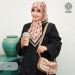 روسری ابریشم کجراه پولک - Image 14