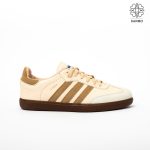 کفش کتونی زنانه سامبا کرم نسکافه ای