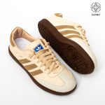 کفش کتونی زنانه سامبا کرم نسکافه ای - Image 3