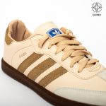 کفش کتونی زنانه سامبا کرم نسکافه ای - Image 4