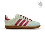 کفش اسپرت کتانی زنانه سامبا کرم زرشکی samba adidas
