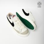 کفش کتونی زنانه نایک بلیزر ساق کوتاه سفید مشکی - Image 3