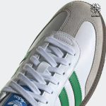 کفش اسپرت کتانی زنانه سامبا سبز samba adidas green - Image 4