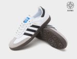 کفش اسپرت کتانی زنانه سامبا زنانه و مردانه سفید مشکی samba adidas - Image 3