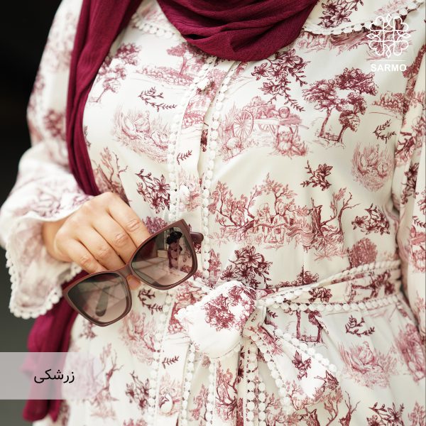 شومیز کرپ بوگاتی برکه - Image 10
