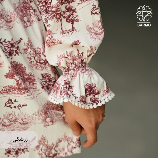 شومیز کرپ بوگاتی برکه - Image 11