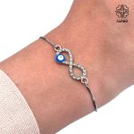 دستبند طرح بی نهایت چشم نظر