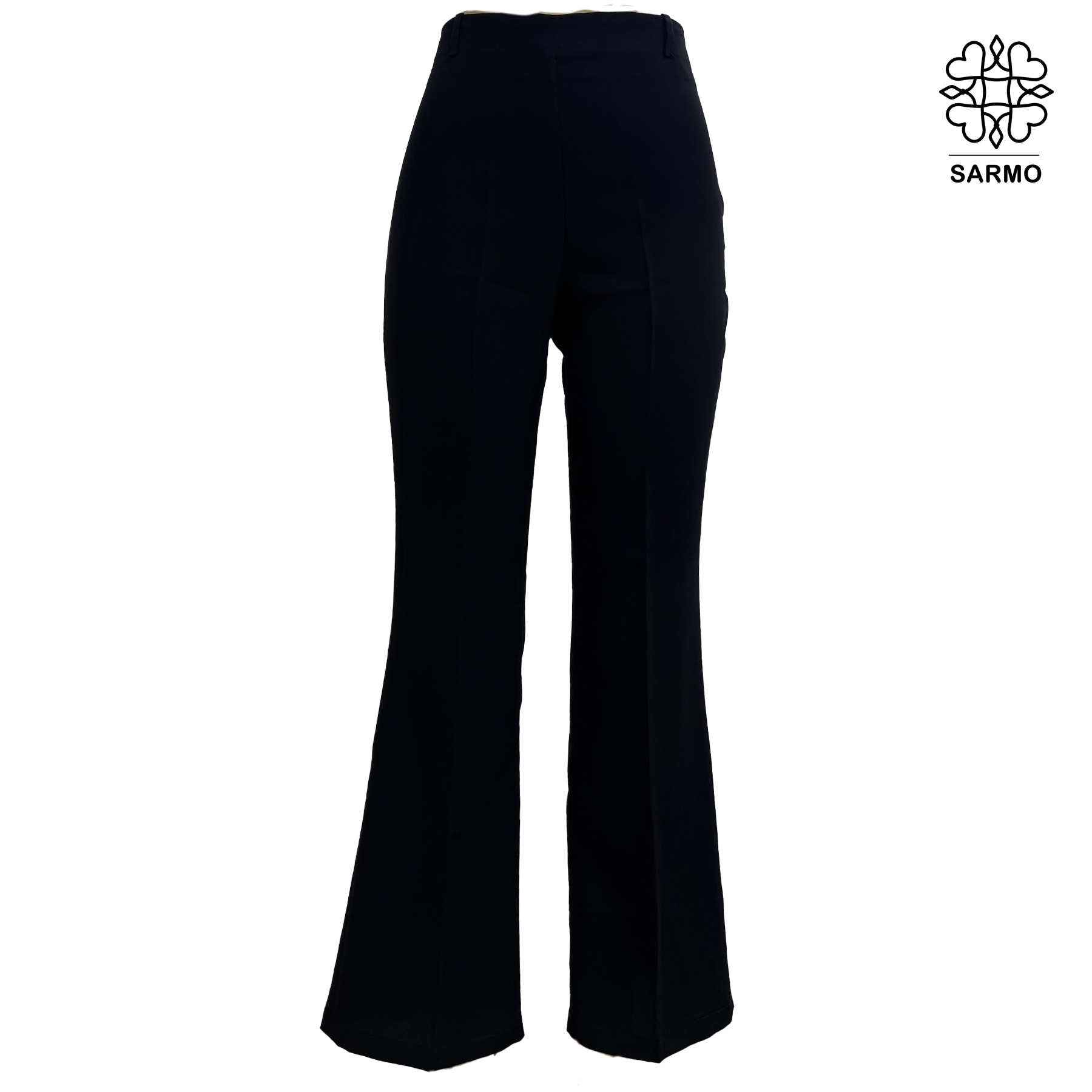 شلوار کرپ ندا کرخ دم پا گشاد شلوار دمپا کرپ ندا کره - Image 1