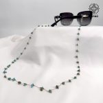 بند عینک طرح سنگ فیروزه