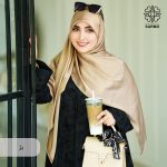 روسری ساتن ابریشم ماهرخ - Image 12