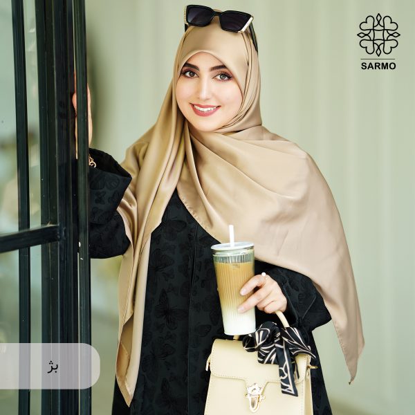 روسری ساتن ابریشم ماهرخ - اقتصادی - Image 12