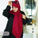 روسری ساتن ابریشم ماهرخ - Image 4