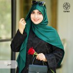 روسری ساتن ابریشم ماهرخ - Image 10