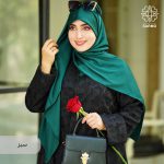 روسری ساتن ابریشم ماهرخ - Image 11