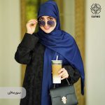 روسری ساتن ابریشم ماهرخ - Image 3