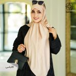 روسری ساتن ابریشم ماهرخ - Image 7