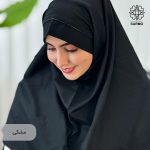 مقنعه تل دار مغزی دوزی - Image 3