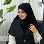 مقنعه تل دار مغزی دوزی - Image 4