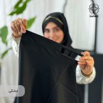 مقنعه تل دار مغزی دوزی - Image 5