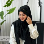 مقنعه تل دار مغزی دوزی - Image 8