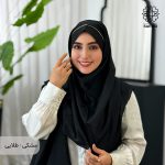 مقنعه تل دار مغزی دوزی - Image 6