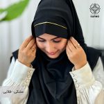 مقنعه تل دار مغزی دوزی - Image 7