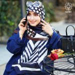 روسری نخی نیلوفر