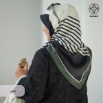 روسری ابریشم کجراه پیچک - Image 4