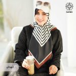 روسری ابریشم کجراه پیچک - Image 9