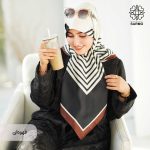 روسری ابریشم کجراه پیچک - Image 8