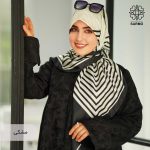 روسری ابریشم کجراه پیچک - Image 14