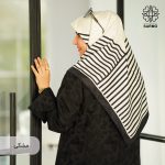 روسری ابریشم کجراه پیچک - Image 15