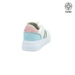 کفش کتونی زنانه اسپرت لایف سفید صورتی آبی - Image 3