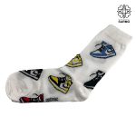 جوراب طرح کفش رنگی ساقدار