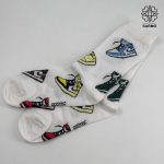 جوراب طرح کفش رنگی ساقدار - Image 2