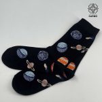 جوراب طرح کهکشانی ساقدار - Image 2