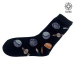 جوراب طرح کهکشانی ساقدار