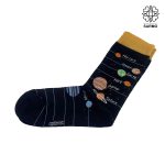 جوراب طرح کهکشان انگلیسی ساقدار