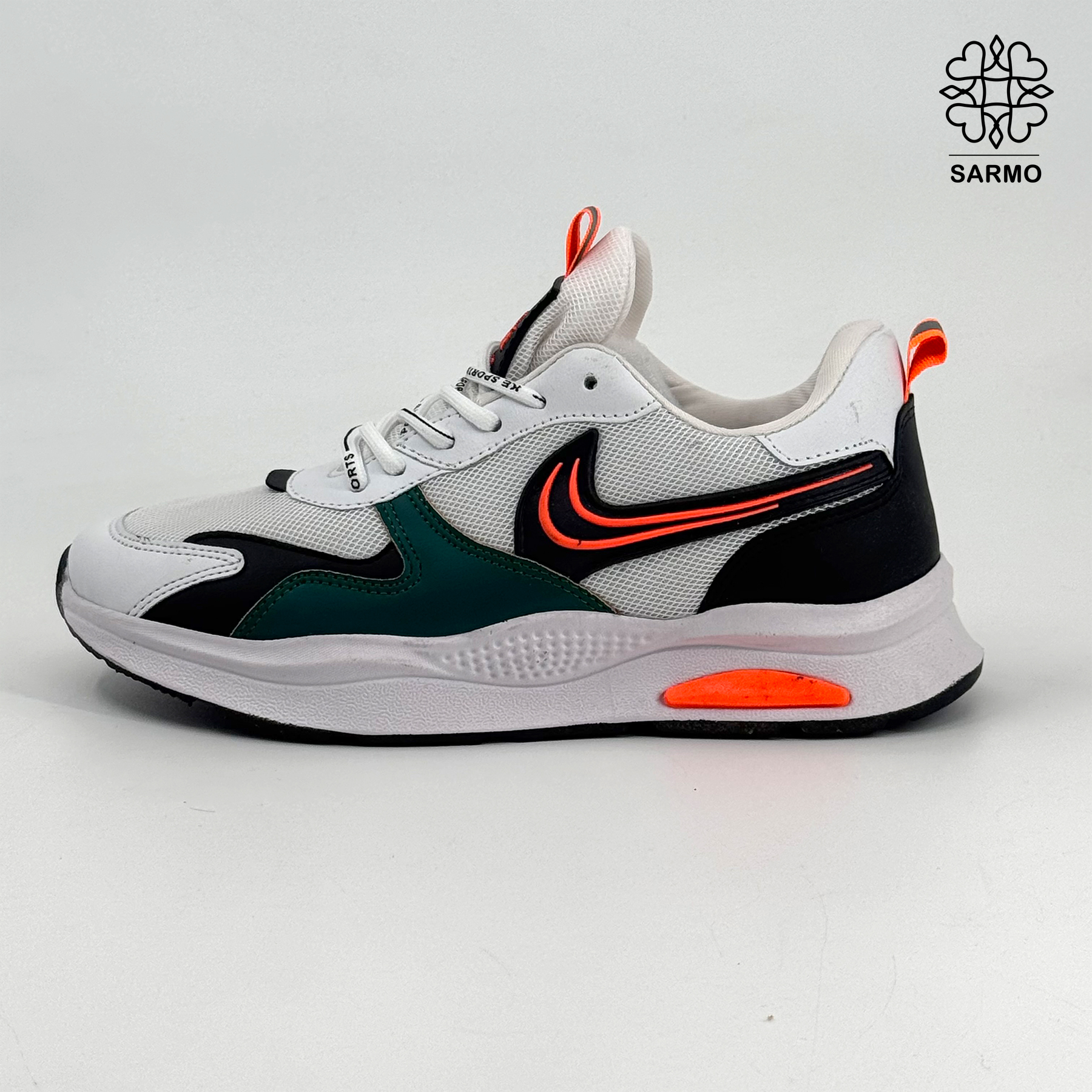 نایک ایر 369 مودنا سفید سبز کفش کتونی زنانه نایک ایر 369 مودنا سفید سبز - Image 1